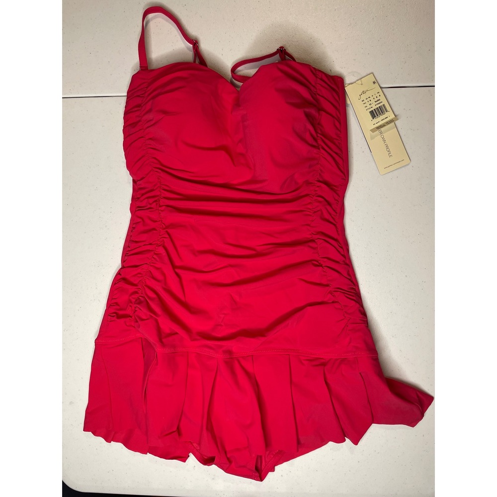 Profile by Gottex Tutti Frutti Bandeau Swimdress, 14